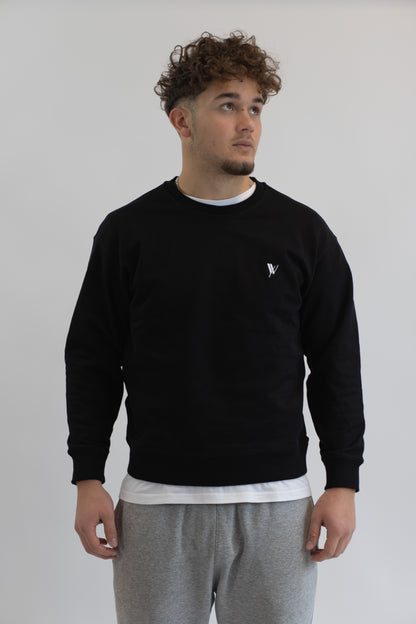 Crewneck – schwarz