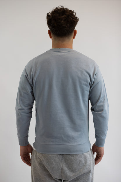 Crewneck – blaugrau