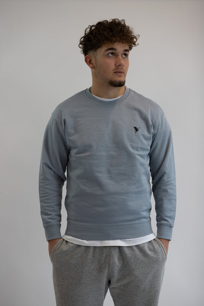 Crewneck - blue grey